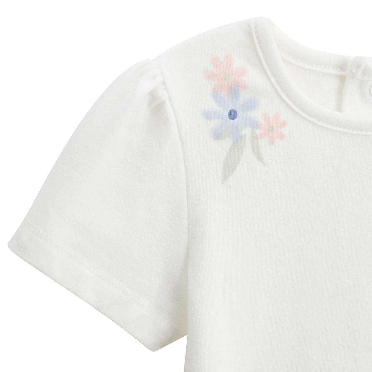 Petit Béguin Lot de 2 t-shirts enfant manches courtes Tiana