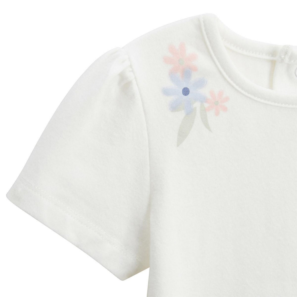 Petit Béguin Lot de 2 t-shirts enfant manches courtes Tiana