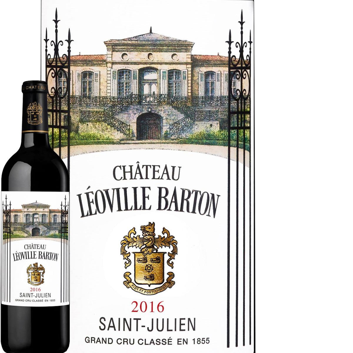 AOP Saint-Julien Château Léoville Barton grand cru classé rouge 2016 75cl