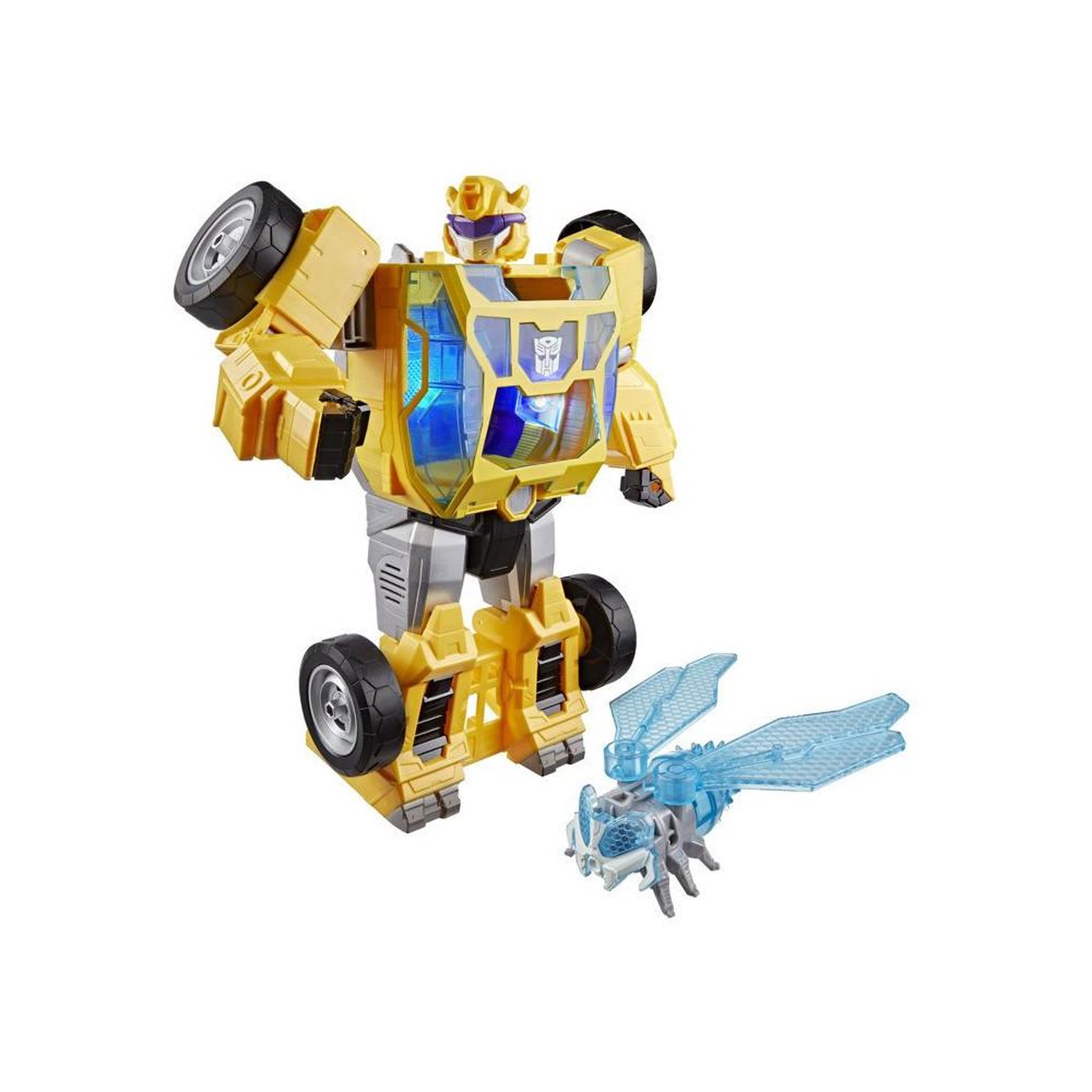 Voir la diapositive 2 : HASBRO Figurine transformers cyberworld hasbro bumblebee 28 cm avec power spark, lumières et sons, conversion robot-véhicule