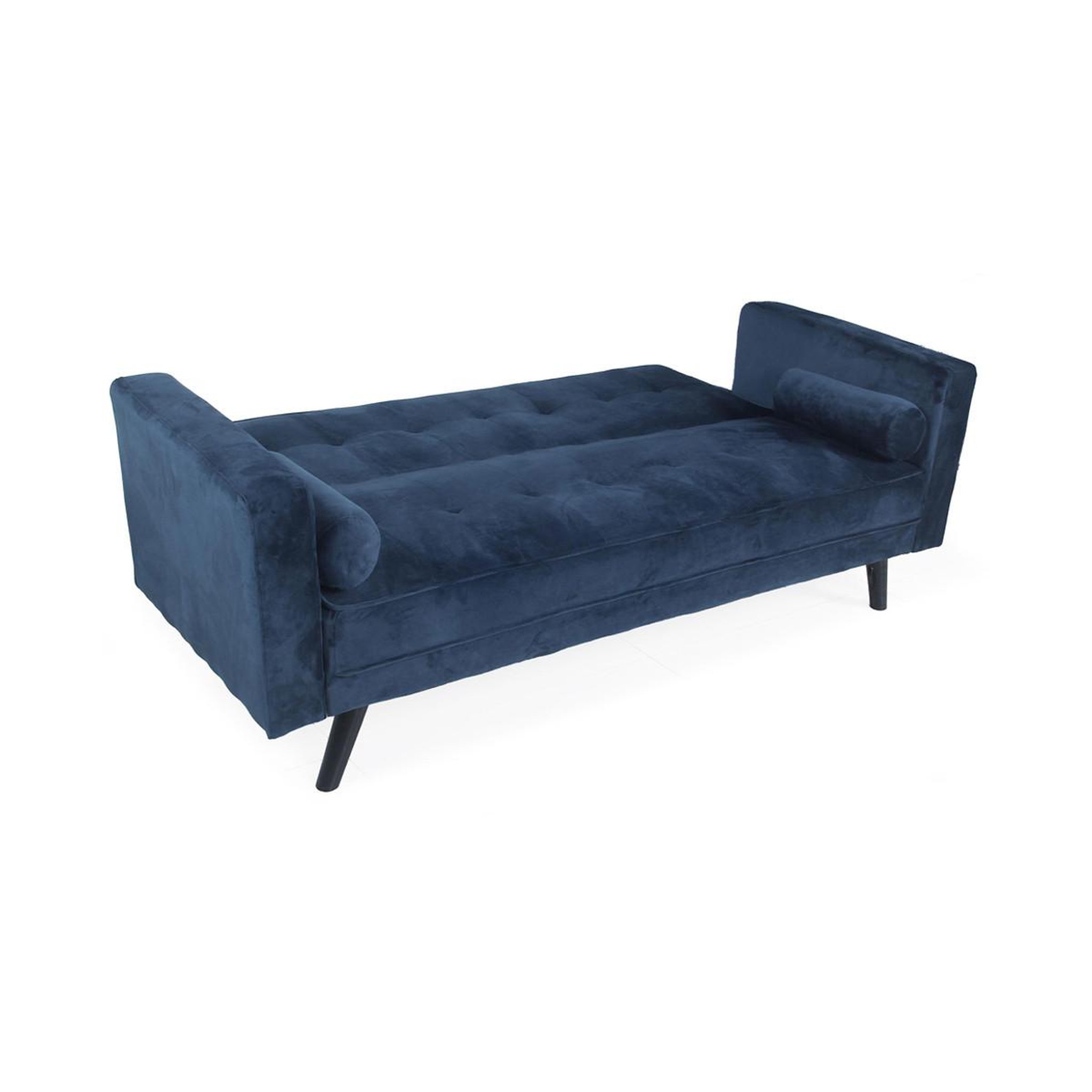 Voir la diapositive 2 : Paris Prix Canapé convertible 3 places scandinave  navya  bleu