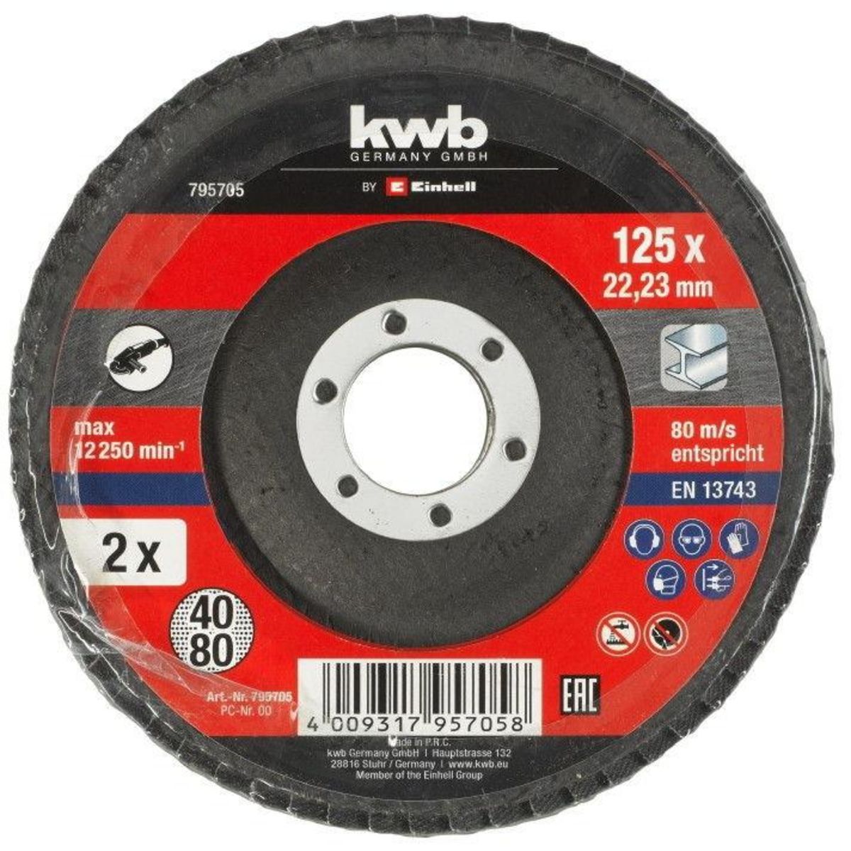 KWB Disques à lamelles 125mm