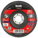 KWB Disques à lamelles 125mm