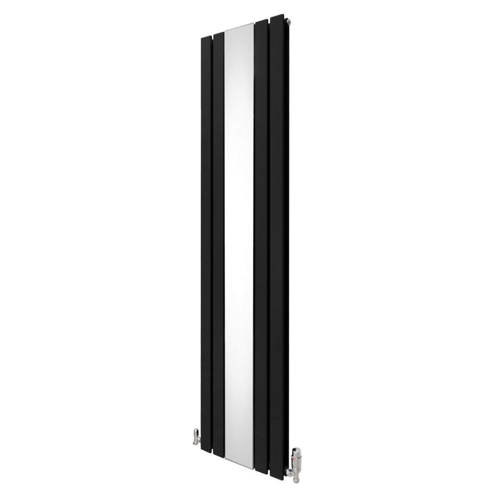 Voir la diapositive 1 : MONSTERSHOP Radiateur plat à miroir & vannes, 2 panneaux - 1800 x 425 mm
