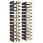 Voir la diapositive 3 : VIDAXL Casier à vin mural pour 36 bouteilles 2 pcs Blanc Fer