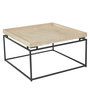 Voir la diapositive 3 : Paris Prix Table Basse Compartimentée  Duplix  80cm Beige