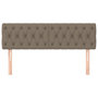 Voir la diapositive 3 : VIDAXL Tetes de lit 2 pcs Taupe 80x7x78/88 cm Tissu