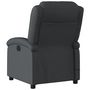 Voir la diapositive 5 : VIDAXL Fauteuil de massage inclinable noir cuir veritable