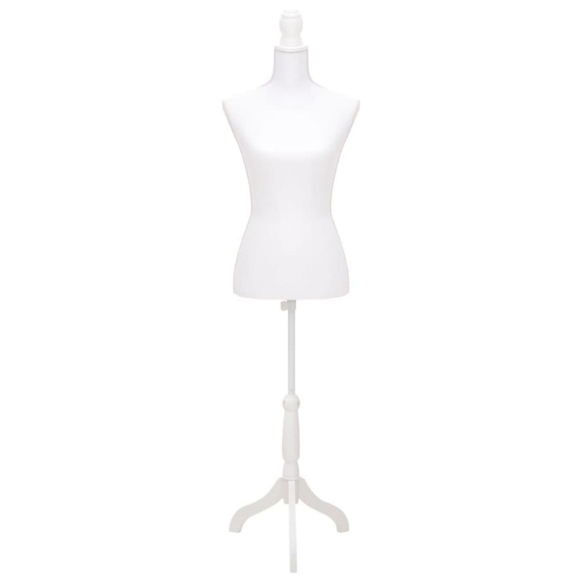 VIDAXL Buste de presentation Femme Blanc