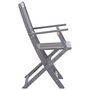 Voir la diapositive 4 : VIDAXL Chaises pliables d'exterieur lot de 6 Bois d'acacia solide
