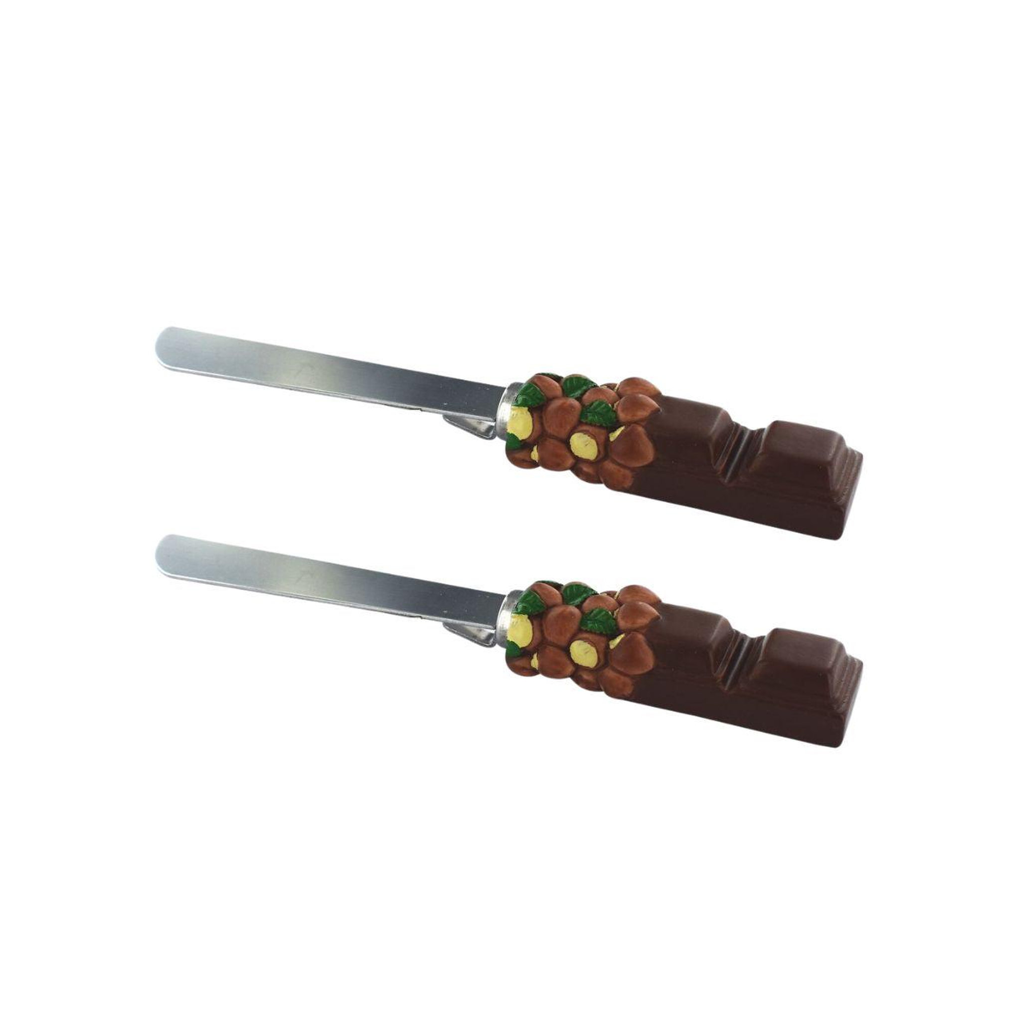 Fackelmann Set de 2 ustensiles de cuisine spatule cuisine et spatule cuisine inox fackelmann display