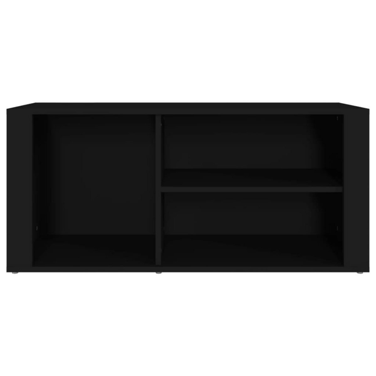 VIDAXL Armoire a chaussures Noir 100x35x45 cm Bois d'ingenierie