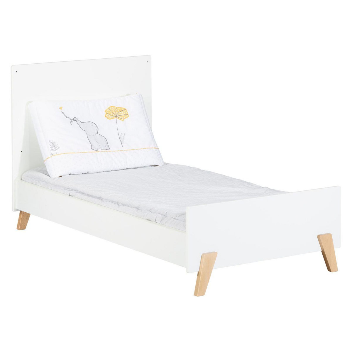 BABY PRICE  Lit bébé évolutif Little Big Bed 140x70cm JOY coloris naturel  