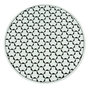 Voir la diapositive 3 : Paris Prix Pouf Rond Déco  Géométrique  46cm Noir & Blanc