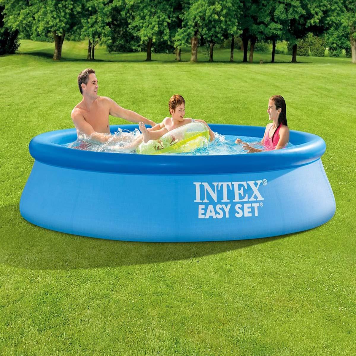 INTEX Piscine autoportée Easy Set 3,05  x 0,61 m (avec filtration) - Intex