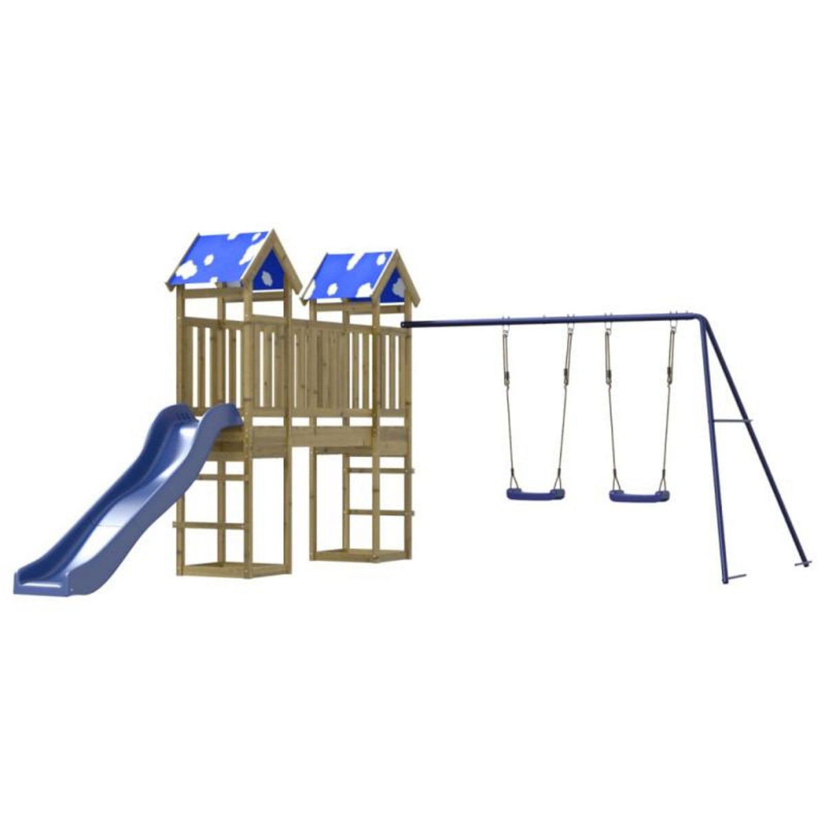 VIDAXL Aire de jeux d extérieur bois de pin imprégné