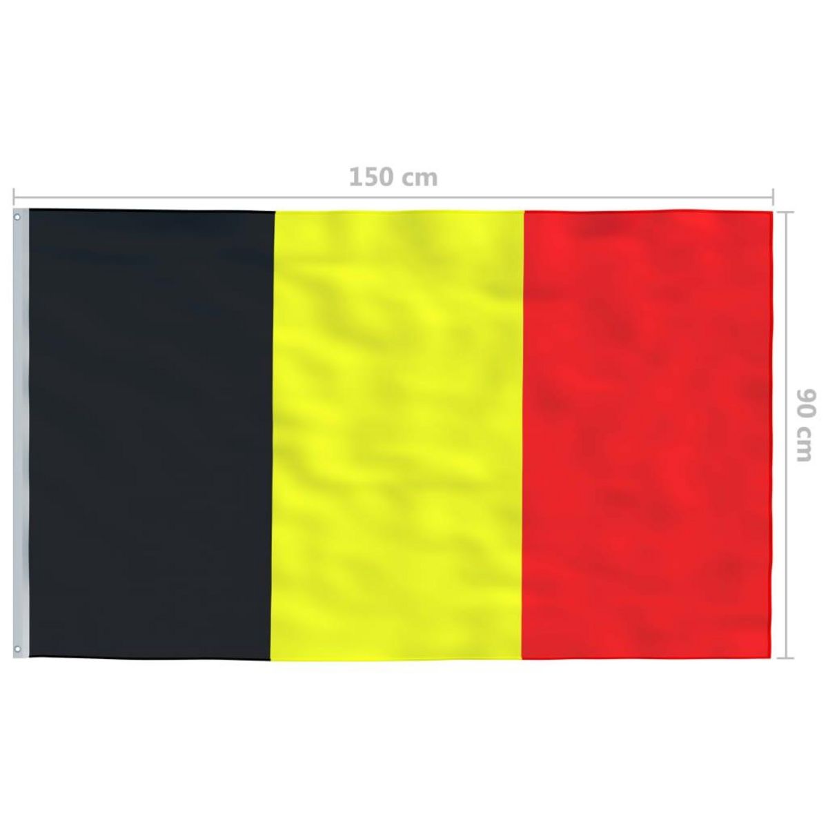 VIDAXL Drapeau Belgique 90x150 cm