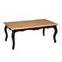 Voir la diapositive 1 : ATMOSPHERA Table Basse Design  Chrysa  110cm Noir & Naturel