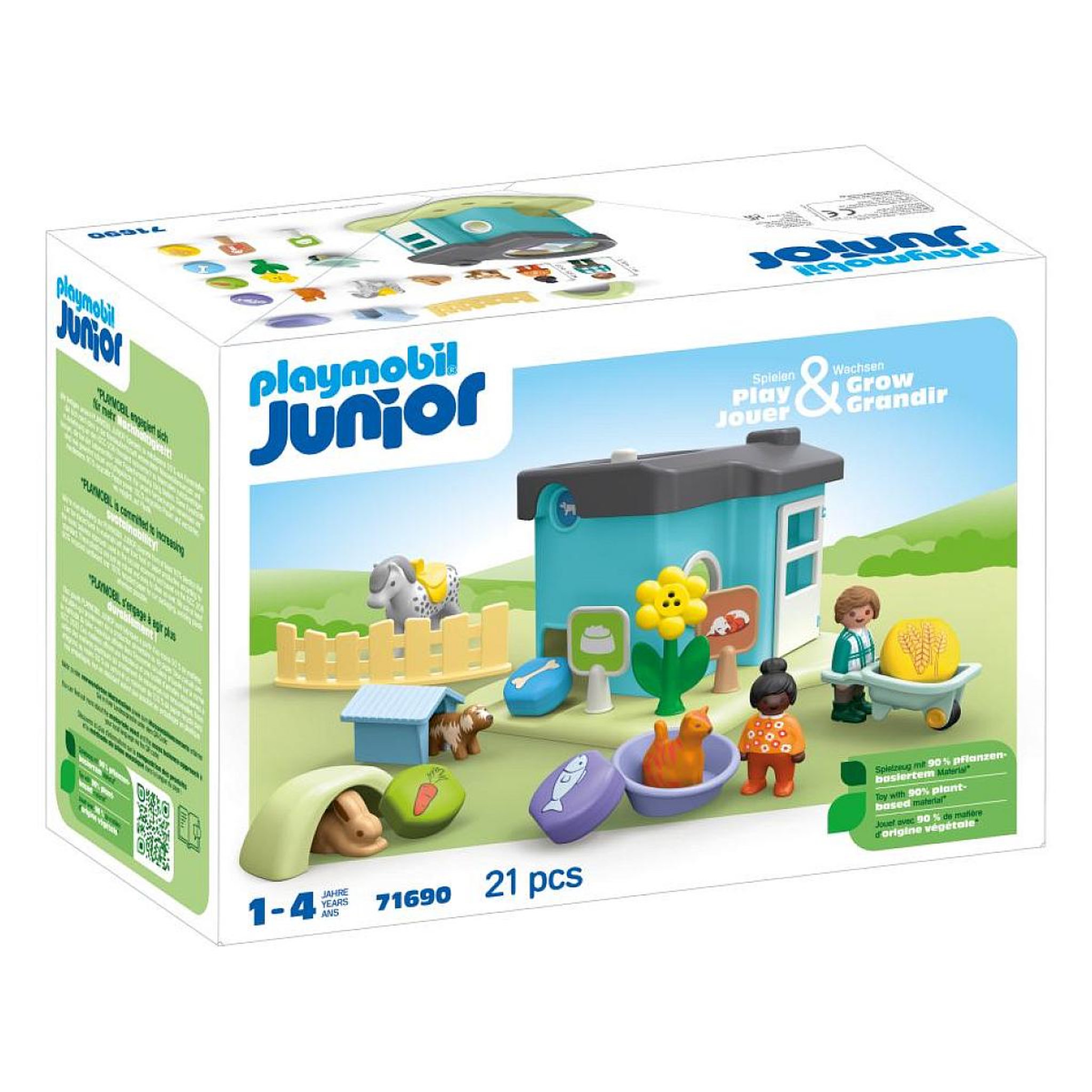 PLAYMOBIL 71690 Junior : maison des animaux