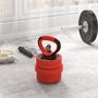 Voir la diapositive 4 : HOMCOM Kit haltères musculation réglables 4 en 1 - total 20 Kg - disques, barres, clips de sécurité inclus - noir rouge
