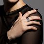 Voir la diapositive 2 : SC CRYSTAL Bague taille 54 SC Crystal ornée de Zirconium