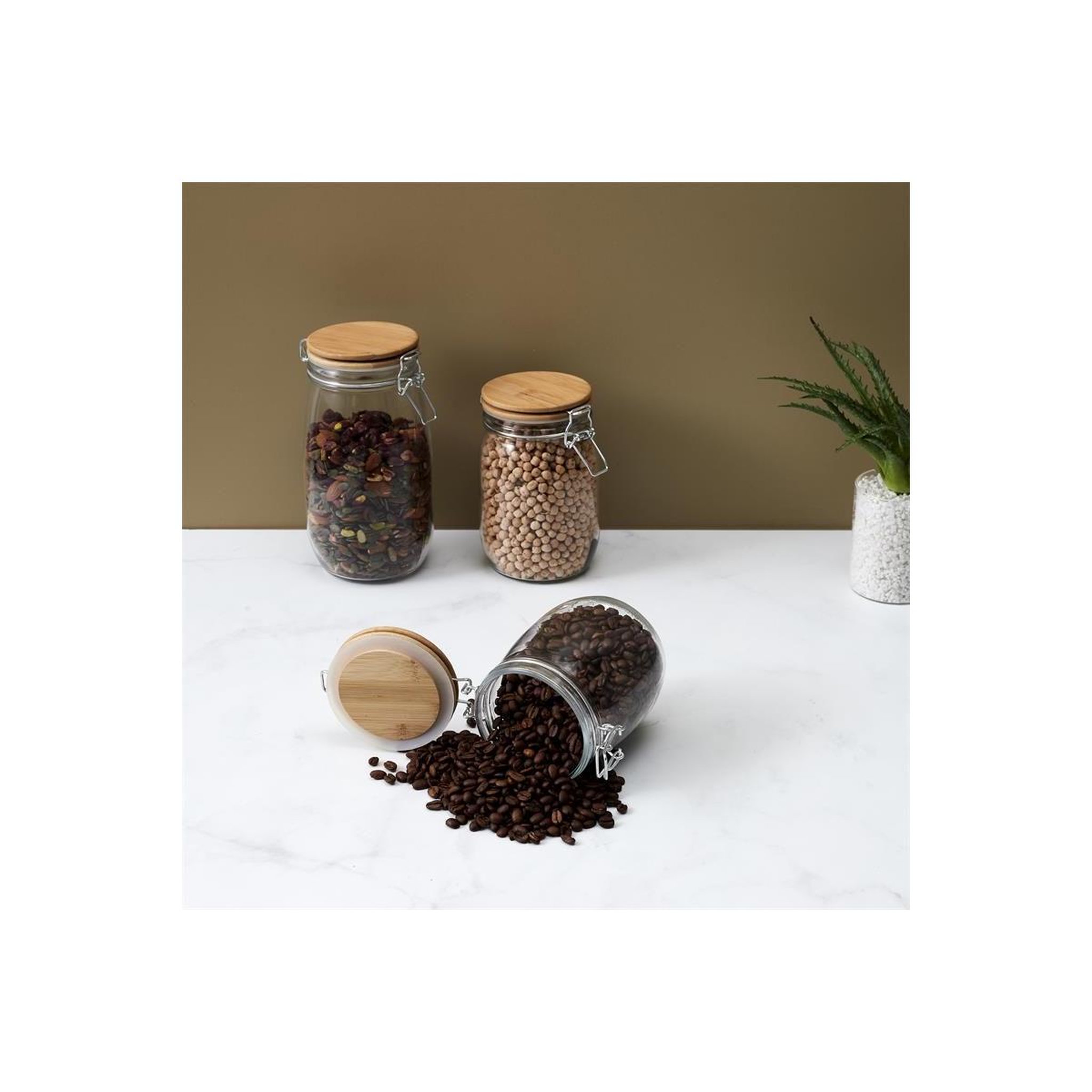 Voir la diapositive 6 : COOK CONCEPT Bocal de conservation  nourriture  75cl transparent
