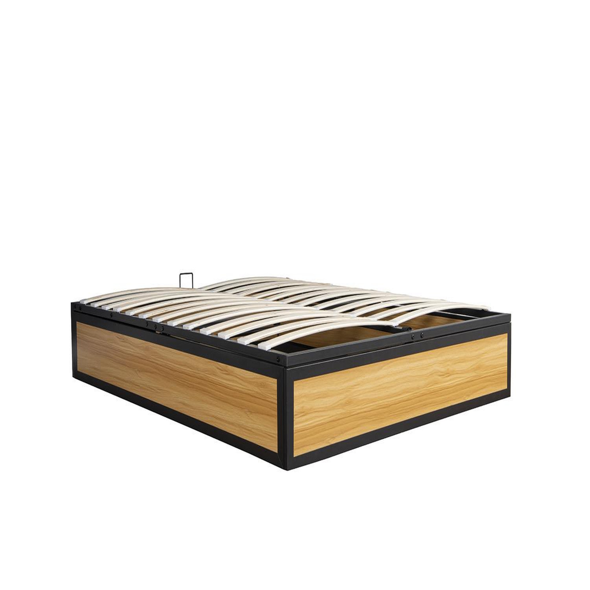 Voir la diapositive 3 : CONCEPT USINE Lit coffre industriel 160 x 200 cm jersey