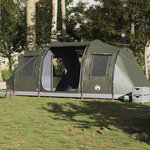 VIDAXL Tente de camping tunnel 4 personnes vert olive impermeable