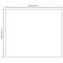 Voir la diapositive 6 : VIDAXL Miroir sans cadre 70x50 cm Verre