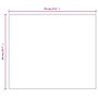 Voir la diapositive 6 : VIDAXL Miroir sans cadre 70x50 cm Verre