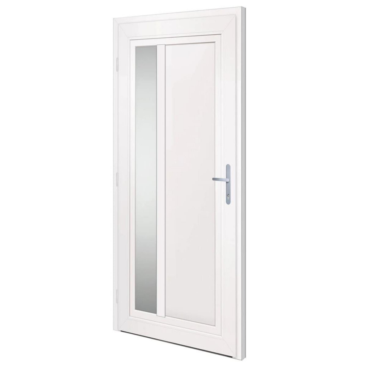 VIDAXL Porte d'entree Blanc 98x208 cm PVC