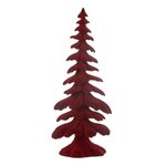 Paris Prix Sapin Déco en Résine  Luciano  51cm Rouge