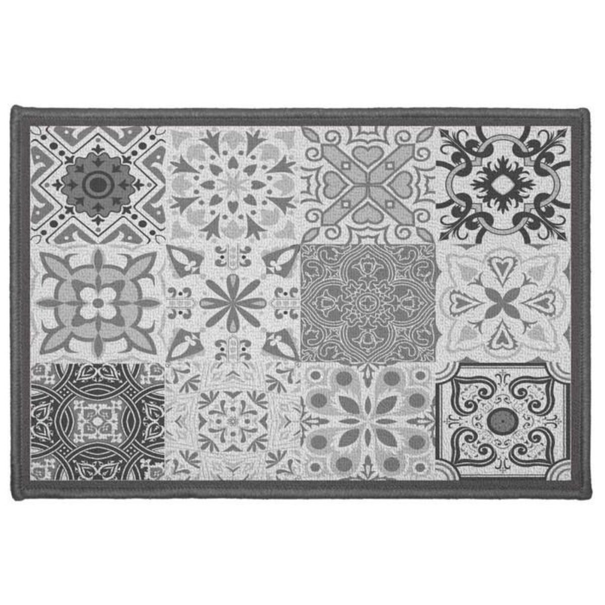 Paris Prix Tapis Déco Rectangle  Persane  40x60cm Gris
