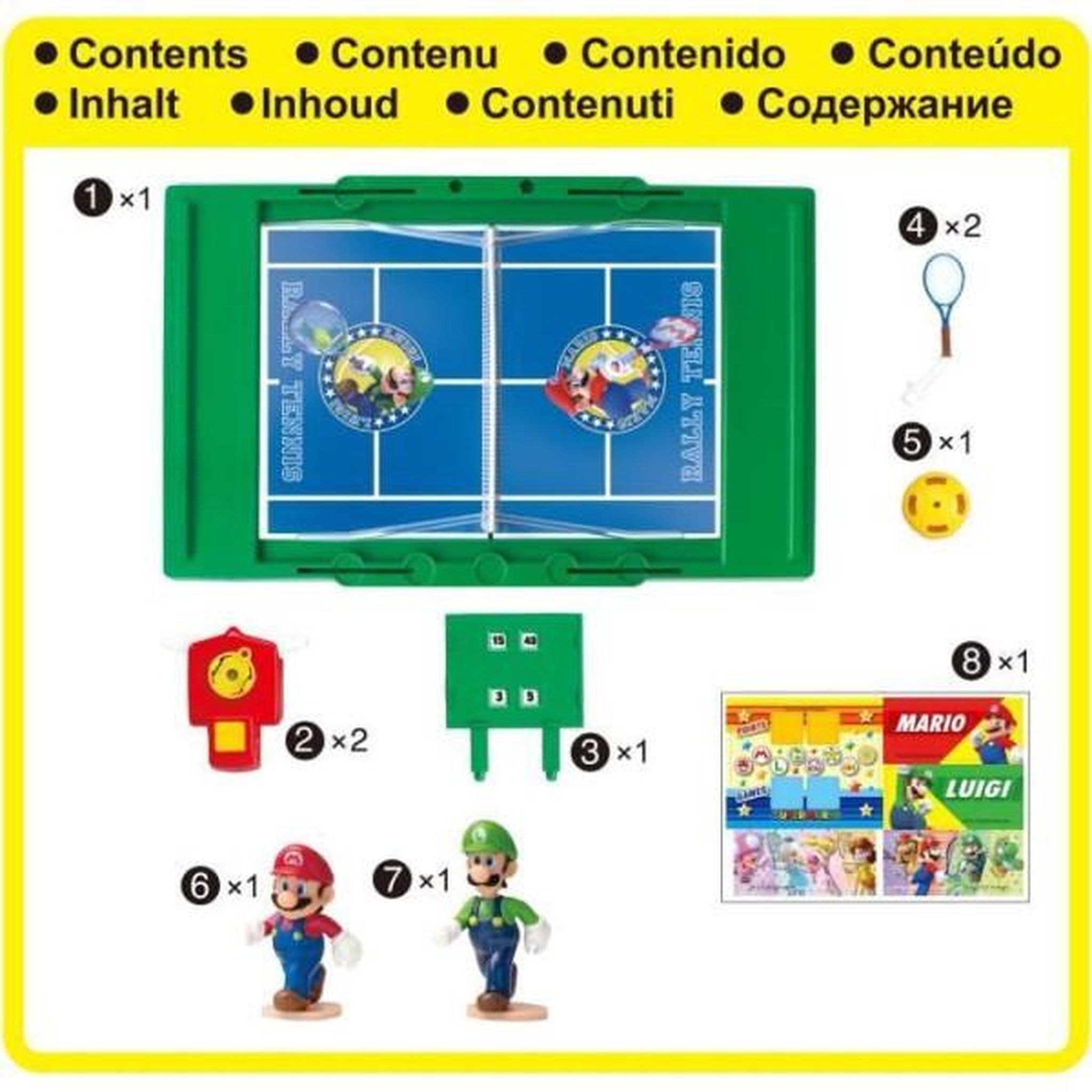 Voir la diapositive 4 : EPOCH Jeu de tennis super mario rally - epoch games - jeu d'ambiance et d'action