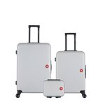SWISS KOPPER SWISS KOPPER - LOT DE 3 - Valises grand format, weekend et vanity SPIEZ. Coloris disponibles : Gris