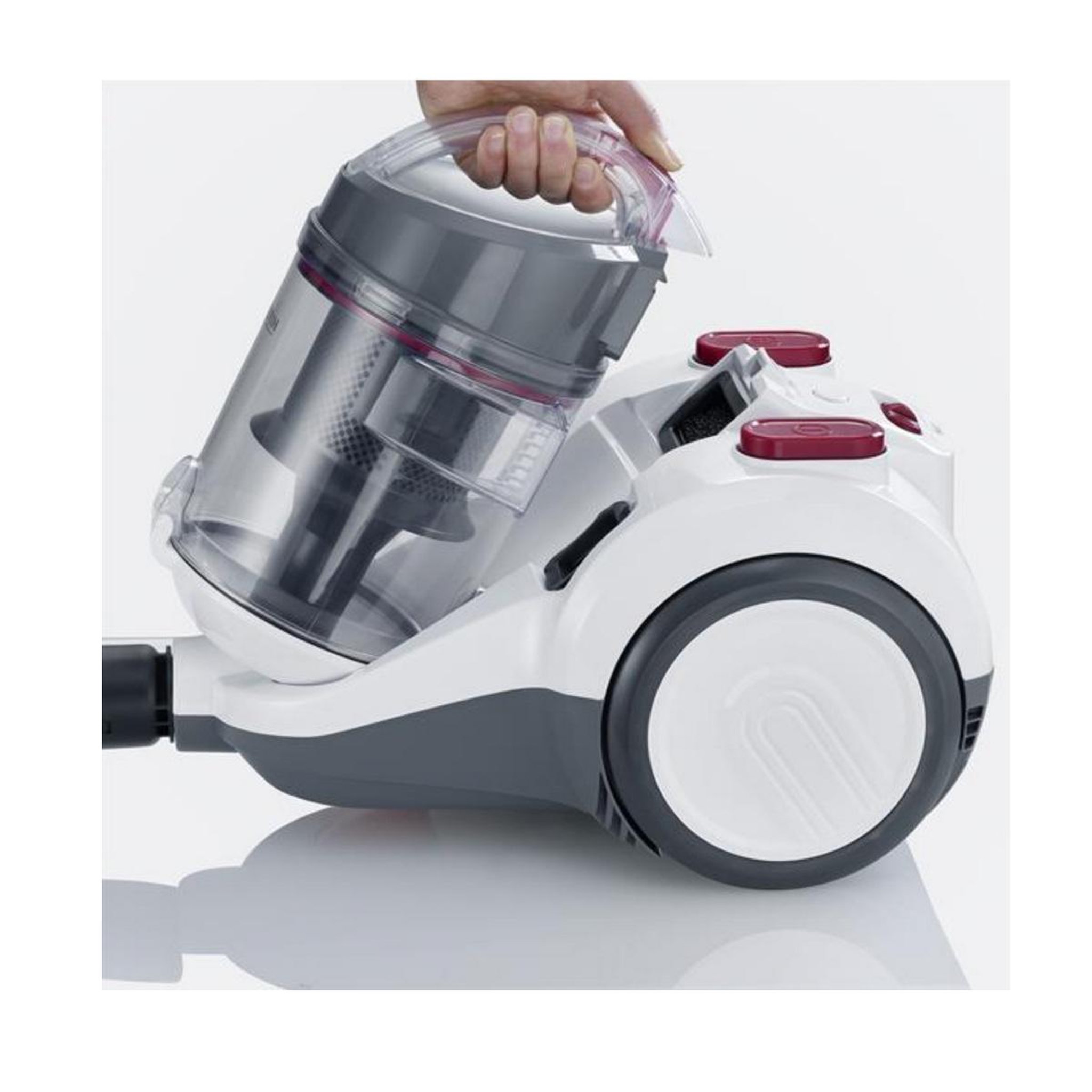 Voir la diapositive 3 : SEVERIN Aspirateur sans sac 750w 79db blanc - 7088