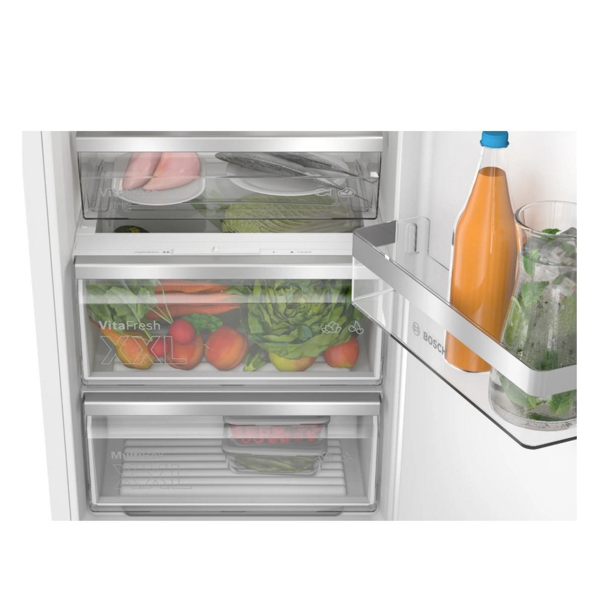 Voir la diapositive 4 : BOSCH Réfrigérateur 1 porte intégrable à pantographe 310l - kir81adc0