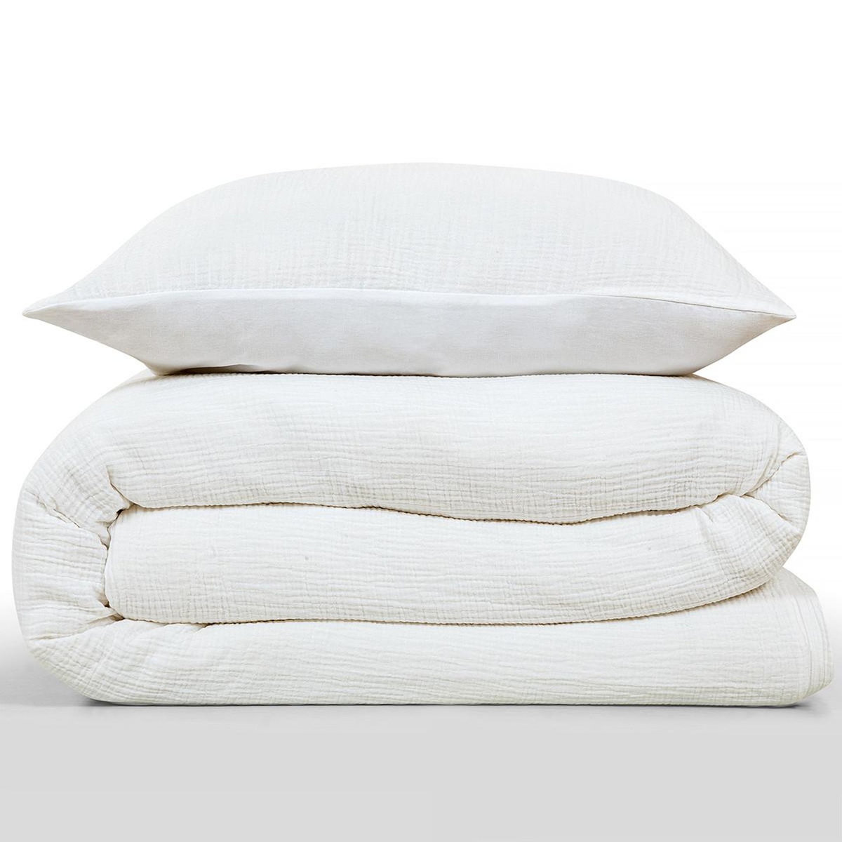 FUTURE HOME Parure de lit simple en gaze de coton