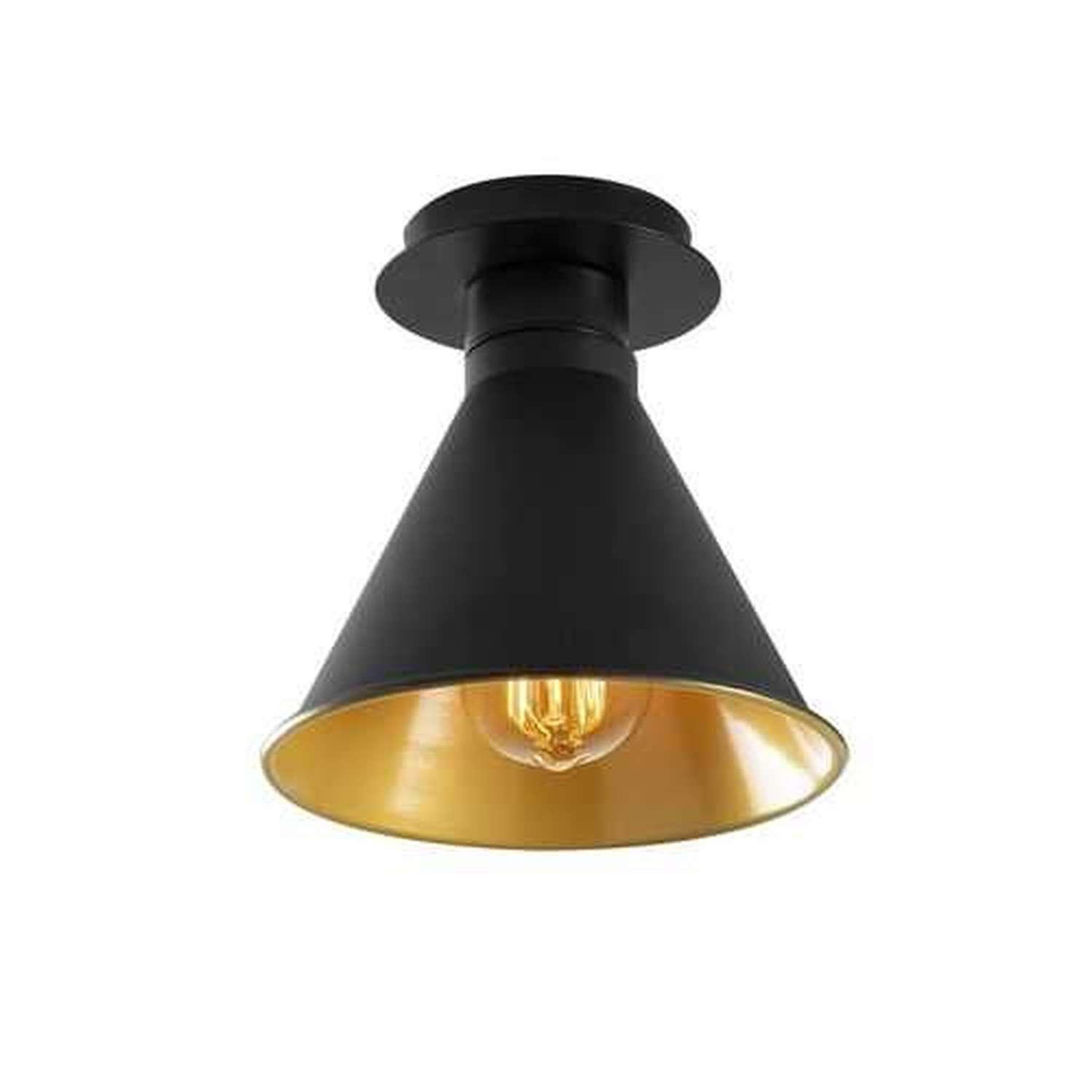 TOILINUX Suspension Mardin en métal - Noir et or
