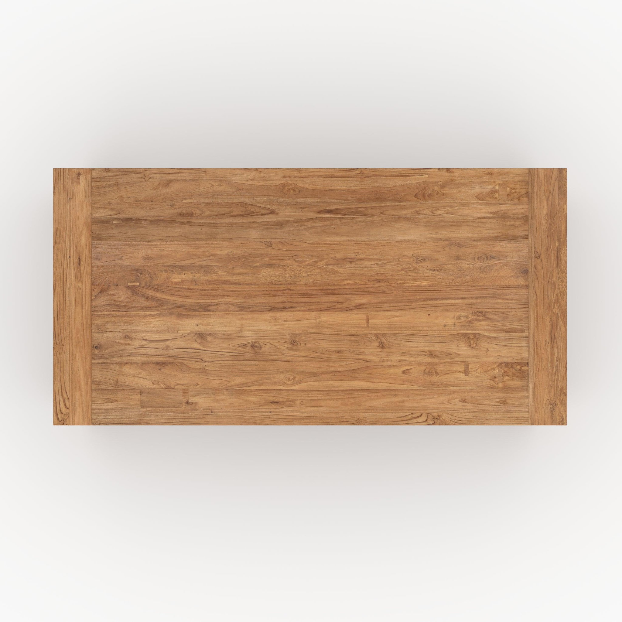 Voir la diapositive 6 : MAISON PAVANE Table rectangulaire en bois de teck recyclé 200cm 8 personnes-Mémo