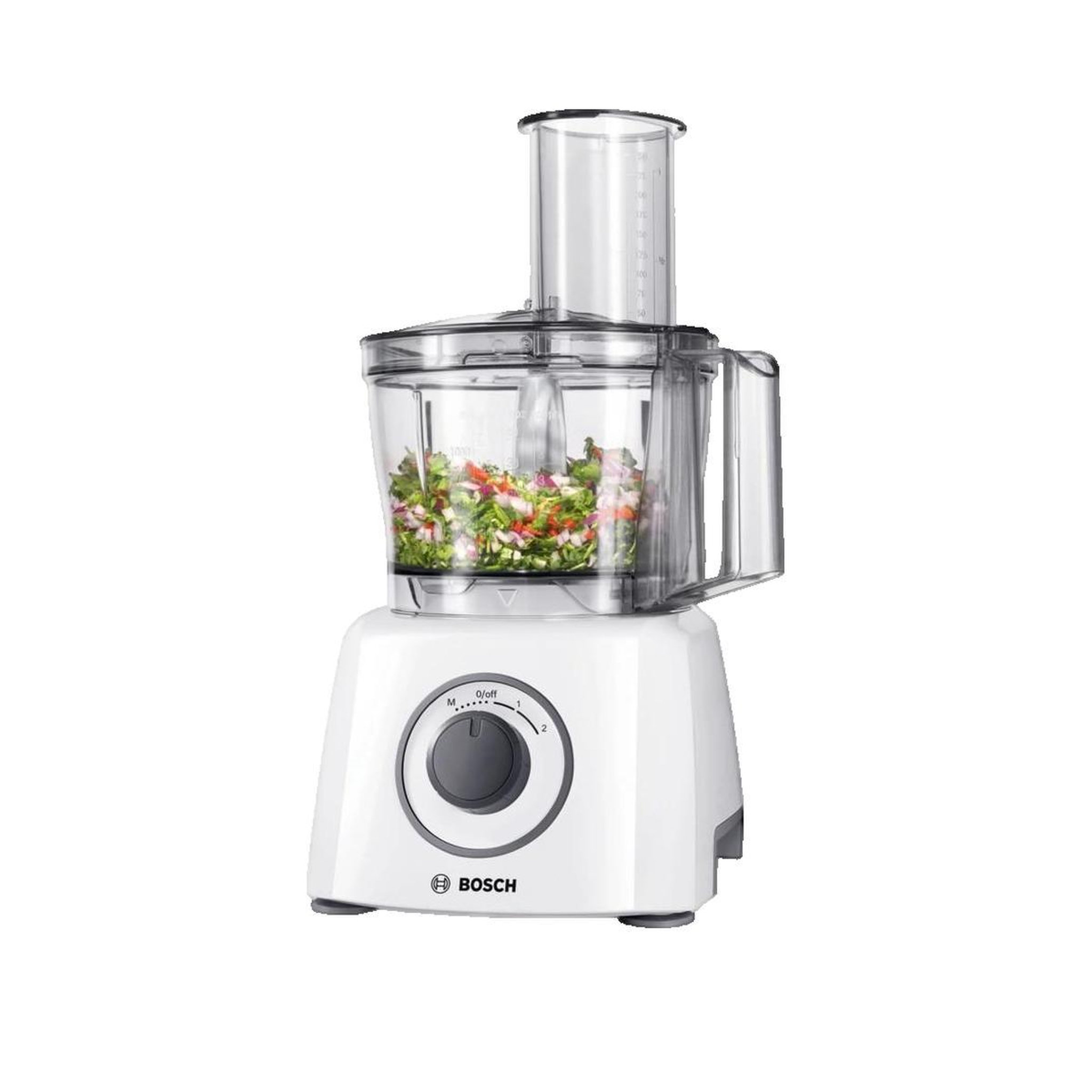 Voir la diapositive 2 : BOSCH Robot multifonction Bosch MCM3110W blanc
