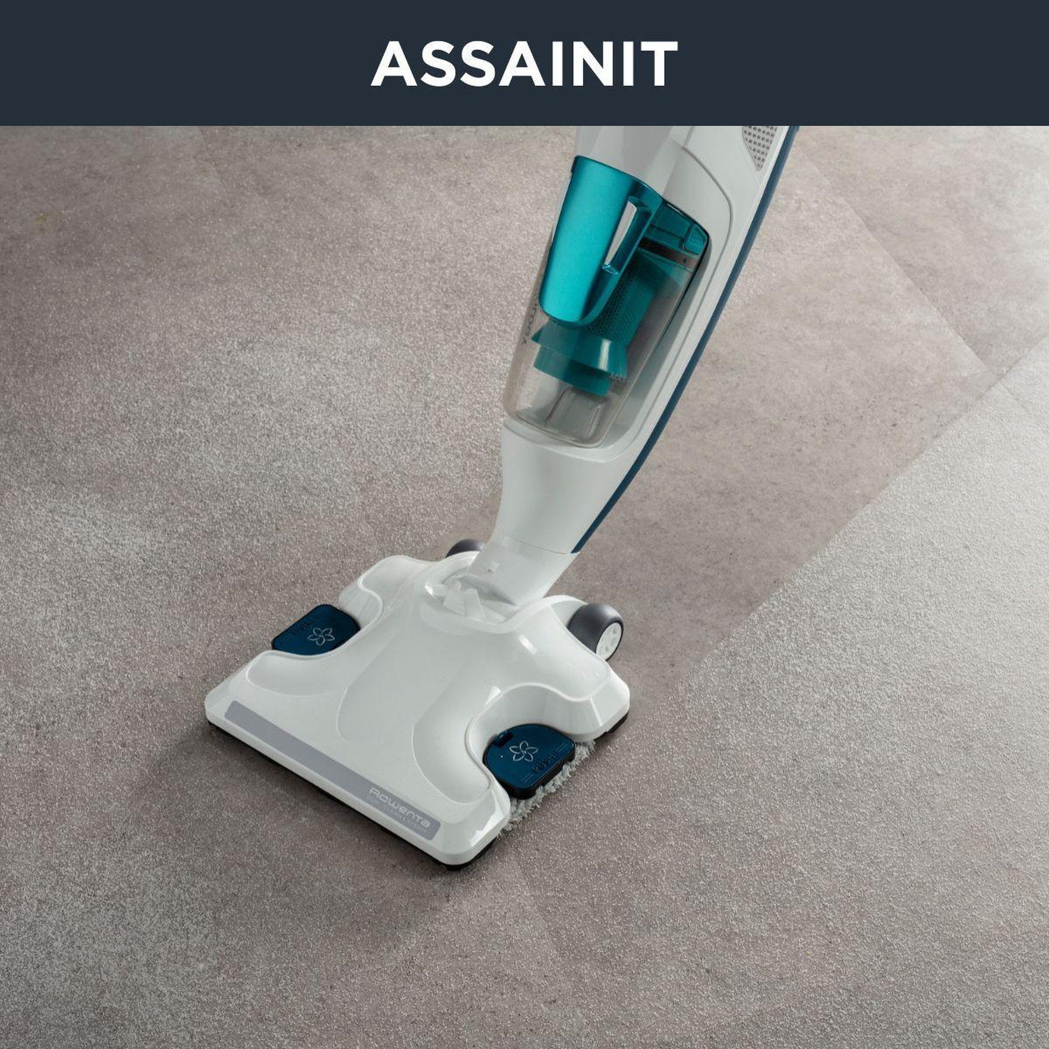 Voir la diapositive 3 : ROWENTA Balai vapeur ry7777wh clean & steam revolution