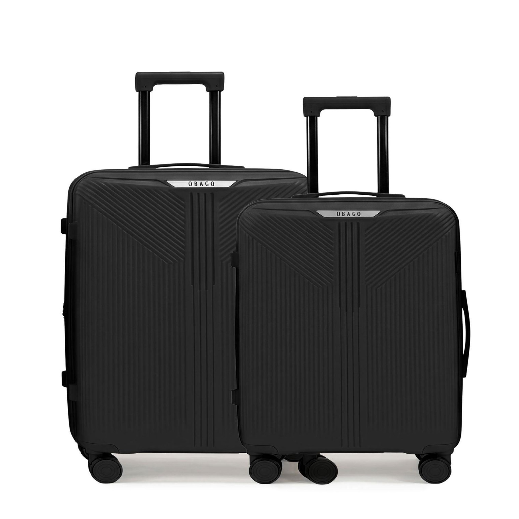 OBAGO Lot de 2 Valises Rigides Grand Format et Taille Moyenne ERIDAN