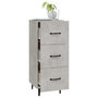 Voir la diapositive 4 : VIDAXL Buffet Gris beton 34,5x34x90 cm Bois d'ingenierie