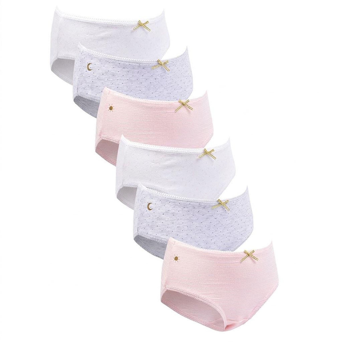 OZABI OZABI Pack Culottes Fille Coton - Lot de 6