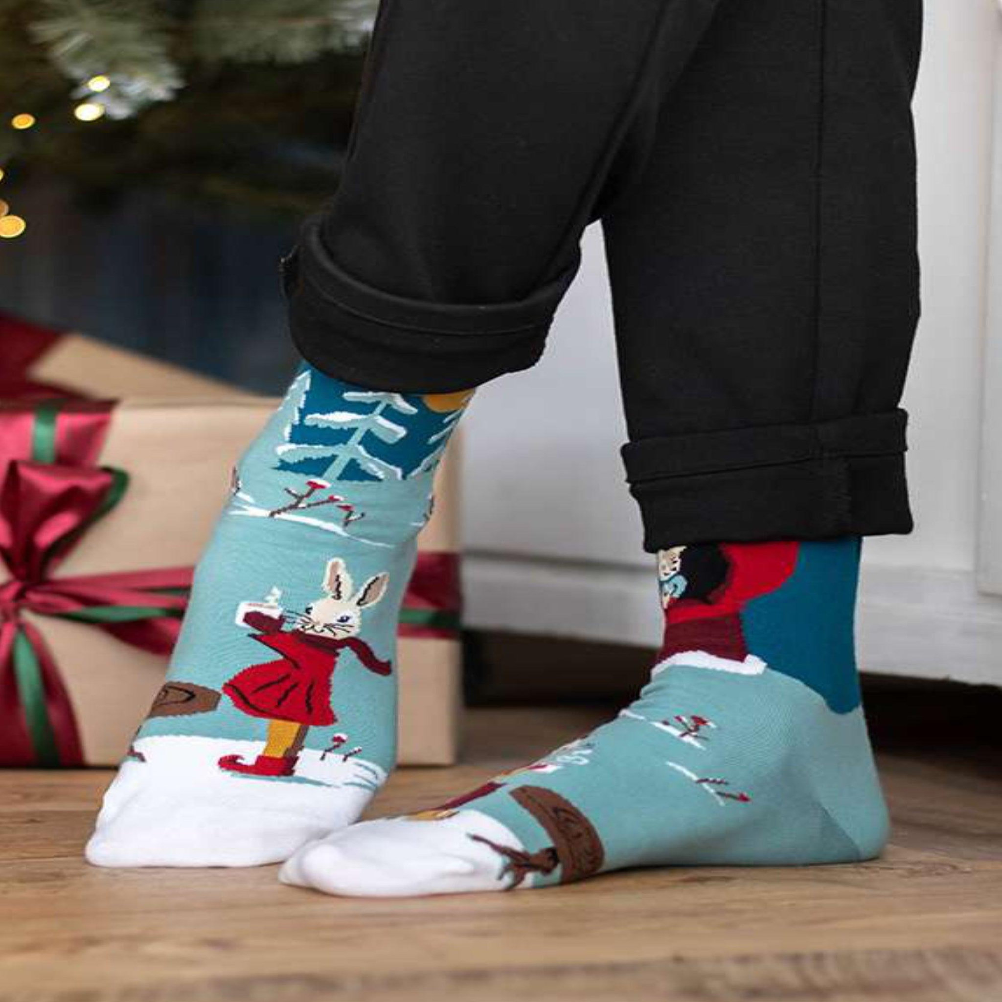 Voir la diapositive 4 : PIRIN HILL Chaussettes arty les lapins