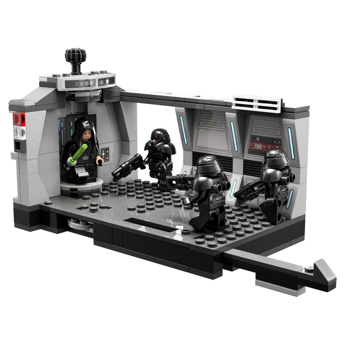 LEGO Star Wars 75324 L&rsquo;Attaque des Dark Troopers, Jouet Mandalorian à Construire Avec Minifigure Luke Skywalker et Son Sabre Laser