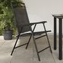 Voir la diapositive 1 : VIDAXL Chaises de jardin pliables lot de 2 en acier et textilene