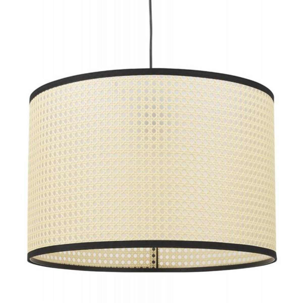 Paris Prix Lampe Suspension en Rotin  Derek  50cm Naturel