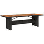 Voir la diapositive 5 : VIDAXL Ensemble a manger de jardin 11 pcs coussins noir resine tressee
